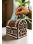 Tip Box- Bahşiş Kutusu - Kumbara “sandık Tipi Tipbox” Ceviz+Ayna Renk 3