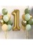 1 Yaş Gold Balon ve 16 Balon (4küfyeşil+4mintyeşil+4somon+2gold+2gümüş) 1
