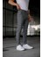 Erkek Slim Fit Gri Ekoseli Kumaş Pantolon %65 Polyester %32 Viskon 32 Beden 5