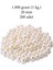 1.000 Gram (1 Kg.) 20MM Krem Renk Plastik Inci Boncuk Çanta ve Takı Yapım Boncuğu (~200 Adet) 1