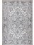 Stonart Eskitme Vintage Desenli Gri Otantik Yıkanabilir Şönil Halı Al 455 2