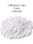 1.000 Gram (1 Kg.) 8mm Beyaz Renk Plastik Inci Boncuk Çanta ve Takı Yapım Boncuğu (~3.200 Adet) 1