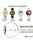 Huawei Watch Gt6 41mm Gt4 41mm Gt5 41mm ile Uyumlu Kordon (18mm) Çift Mıknatıslı Metal Hasır Çelik Kayış 7