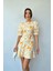 Sarı Çiçekli Elbise 4