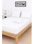 Mirava Premium %100 Pamuk Penye Lastikli Tek Kişilik Çarşaf Takımı (1 Yastık Kılıfı Dahil) Beyaz 100X200CM 5