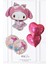 Pembe Kuromi Folyo Balon Seti 5li Kuromi Tema Balonlar 3