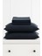 Mirava Premium %100 Pamuk Penye Lastikli Tek Kişilik Çarşaf Takımı (1 Yastık Kılıfı Dahil) Siyah 100X200CM 4