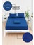 Mirava Premium %100 Pamuk Penye Lastikli Tek Kişilik Çarşaf Takımı (1 Yastık Kılıfı Dahil) Lacivert 100X200CM 3
