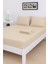 Mirava Premium %100 Pamuk Penye Lastikli Tek Kişilik Çarşaf Takımı (1 Yastık Kılıfı Dahil) Bej 100X200CM 4