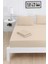 Mirava Premium %100 Pamuk Penye Lastikli Çift Kişilik Çarşaf Takımı (2 Yastık Kılıfı Dahil) Bej 140X200CM 3