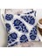 Royal Rose Mavi Beyaz Çini Desenli Gül Motifli Dekoratif Kırlent Kılıfı 50X50 cm Polyester 2