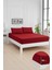 Mirava Premium %100 Pamuk Penye Lastikli Tek Kişilik Çarşaf Takımı (1 Yastık Kılıfı Dahil) Bordo 100X200CM 3