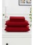Mirava Premium %100 Pamuk Penye Lastikli Tek Kişilik Çarşaf Takımı (1 Yastık Kılıfı Dahil) Bordo 100X200CM 4