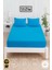 Mirava Premium %100 Pamuk Penye Lastikli Çift Kişilik Çarşaf Takımı (2 Yastık Kılıfı Dahil) Turkuaz 140X200CM 1