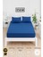 Mirava Premium %100 Pamuk Penye Lastikli Çift Kişilik Çarşaf Takımı (2 Yastık Kılıfı Dahil) Lacivert 140X200CM 1