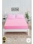 Mirava Premium %100 Pamuk Penye Lastikli Çift Kişilik Çarşaf Takımı (2 Yastık Kılıfı Dahil) Pembe 140X200CM 1