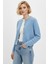 Bebe Mavi Kadın Yumoş Dokulu Düğmeli Triko Hırka 2241 1