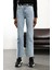 Açık Mavi Straight Jean 5