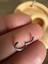 Cerrahi Çelik Taşlı, Kilitli Halka Piercing -Tragus,rook,helix,helix Foward,burun-Çap 6mm-1 Adet 5