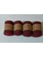 Makrume Ince Cotton Bordo 4 Adet Colar : 010 2