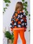 Kız Çocuk Çiçek Desenli Kapüşonlu Sweatshirt - Çiçek Desenli 3