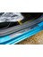 Ford C-Max, Connect, Courier, Fiesta, Focus, Fusion ve Kuga ile Uyumlu Universal Krom/karbon Kapı Eşik Koruması 4- Kapı (4 Prç) 2