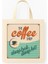 Çevre Dostu Nonwoven Tela Alışveriş Çantası Coffee Shop Temalı 40*40*15 1
