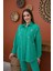 Yeşil Gömleği Taşlı Fitilli Takım 4