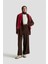 Geniş Paça Pantolon Etek 25KD1304 Kahverengi 2