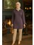 Fitilli Koyu Lila Tesettür Triko Tunik 65903KLILA 1
