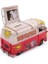 Dekoratif Metal Minibüs Çerçeveli ve Kumbaralı 1304E-3831 3