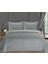 Toskana Çift Kişilik Lüks Kadife Yatak Örtüsü Gri 2