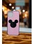 Iphone 12 / 12 Pro Uyumlu Mickey Mouse Baskılı Pembe Kılıf 4