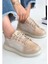 Bej Rugan Bağcıklı Spor Ayakkabı 261571 39 3