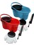 18LT---ŞİRİNK--- Renkli Otomatik Dönerli Kova Mop Temizlik Seti (5282) 1