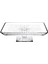Madlen Crystallin Ayaklı Kare Servis Tabağı 24 cm 5
