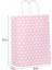18*24*8 Pembe Puantiye Saplı Kağıt Çanta 24 Adet 1