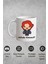 Black Widow Baskılı Kupa Bardak 330 ml 2