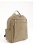 Çok Cepli Kadın Sırt Çantası Orta Boy Günlük HV3059 Koyu Bej 3