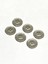 Italyan Kaban Hırka Düğmesi / 6 Lı Set / 2,5 cm / Gümüş Vintage / M03256 3
