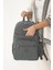 Çok Cepli Kadın Sırt Çantası Büyük Boy Okul ve Günlük HV3062 Koyu Gri 5
