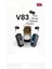 V83 Bluetooth Kulaklık Ekranlı Makaralı Titreşimli 1