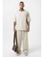 Etiket Detaylı Oversize Eşofman Takım Buz Gri 1