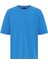 Basic Oversize Şort Takım Mavi 3