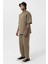 Paça Lastikli Basic Oversize Eşofman Takımı Haki 2