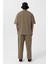 Paça Lastikli Basic Oversize Eşofman Takımı Haki 3