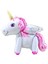 Yerde Durabilen 4 Ayaklı Unicorn Folyo Balon 2