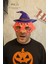 Cadı Şapkalı Cadılar Bayramı Balkabağı Gözlük Halloween Aksesuarı 1