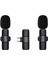 2 Adet Kablosuz Yaka Mikrofonu Type-C 2'li Mini Mikrofon K9 1
