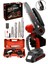 Jetvolt Profesonel Metal Dişli 18V 1.5AH Şarjlı Dal Budama Testeresi - Kırmızı 1